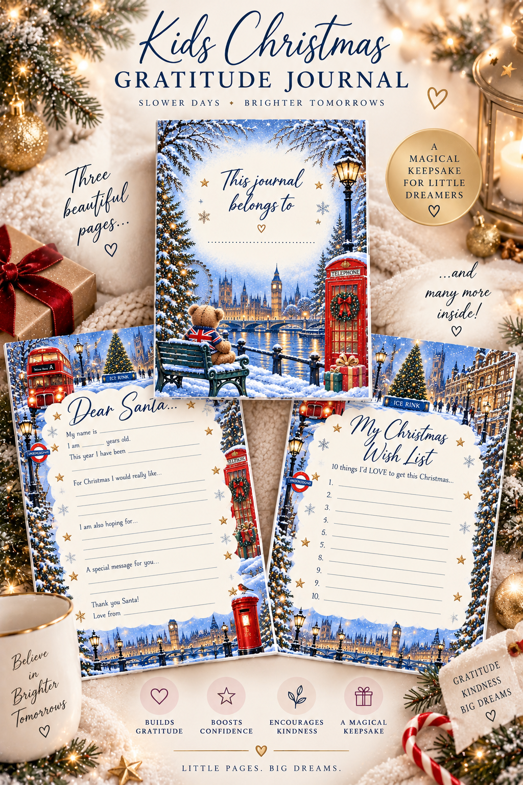 (Early pre order) special addition Christmas London journal unisex