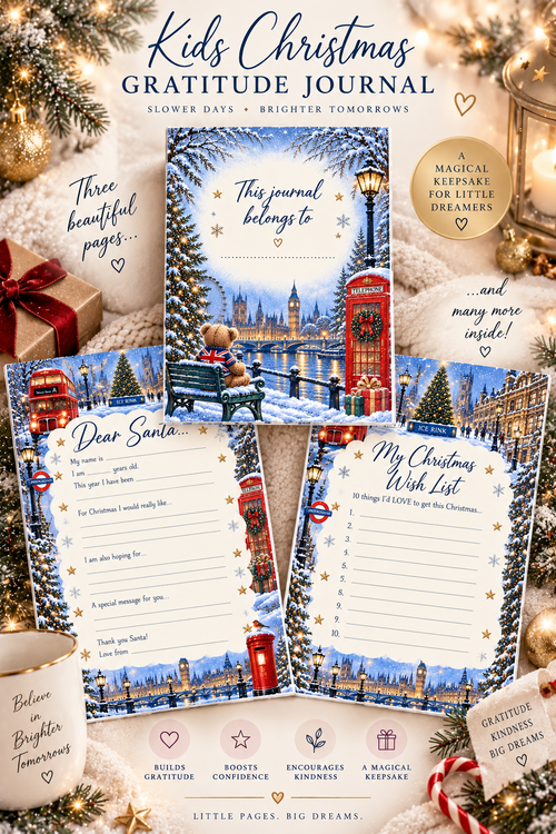 (Early pre order) special addition Christmas London journal unisex